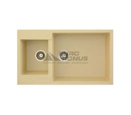 FABIANO Кухонная мойка Quadro 86x50x15 Cream (8221.301.0472)
